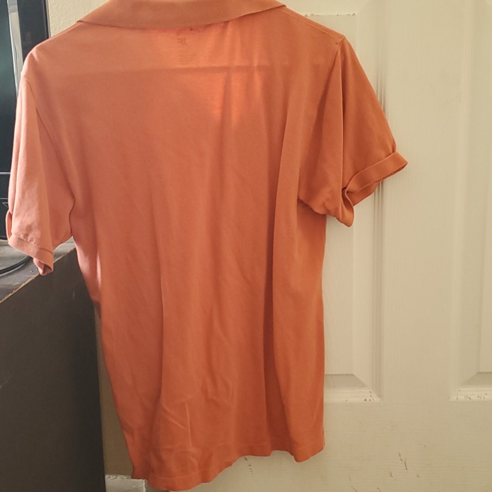 J. Ferrar Mens  orange modern fit  polo shirt - Picture 2 of 4